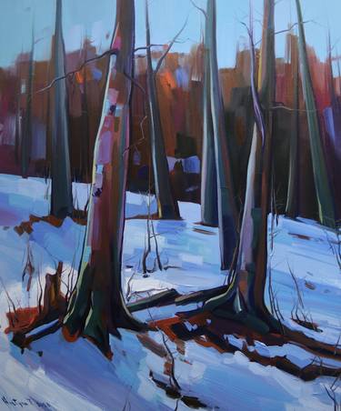 Original Abstract Expressionism Language Paintings by Tigran Avetyan