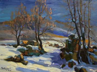 Original Fine Art Landscape Paintings by Tigran Avetyan