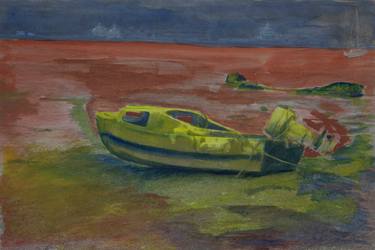 Print of Figurative Boat Paintings by Nicholas Leverington