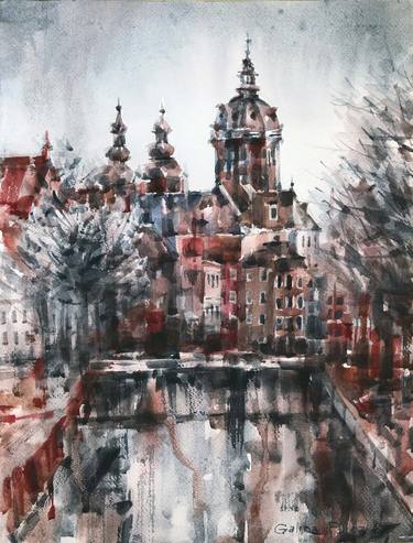 Original Architecture Paintings by Galina Poloz