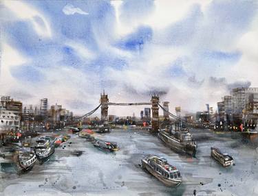 Original Cities Paintings by Galina Poloz