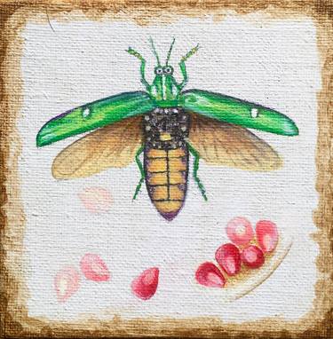 Original Contemporary Animal Painting by Sarah Goldbart