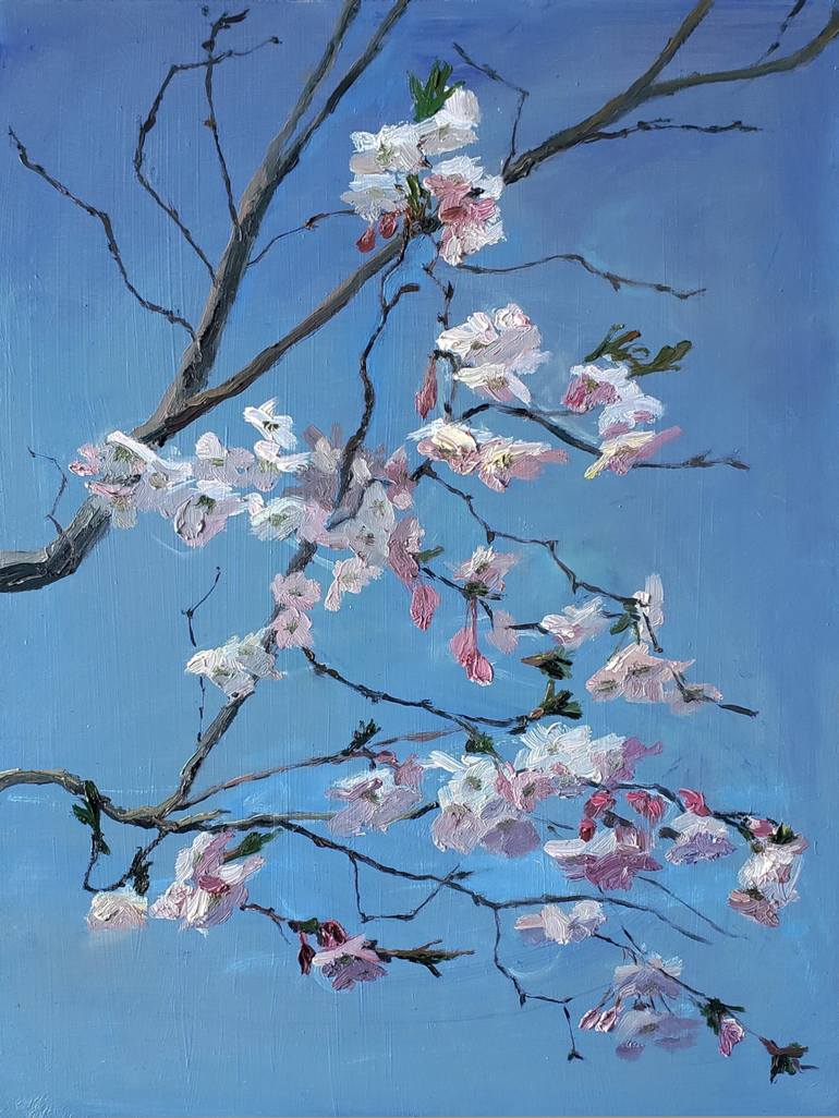Original Impressionism Floral Paintings by Tatiana Nikolaeva
