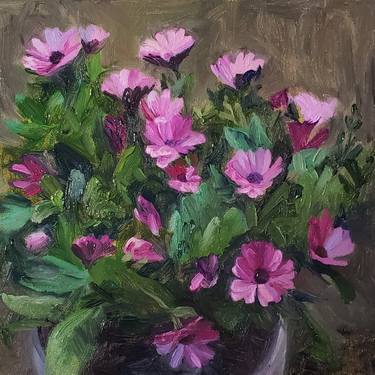 Original Impressionism Floral Paintings by Tatiana Nikolaeva