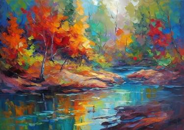 "Ablaze in Autumn: Passage Creek" thumb