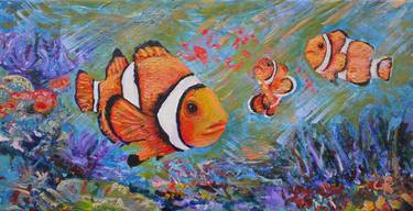 Print of Impressionism Fish Paintings by Chris Rutledge