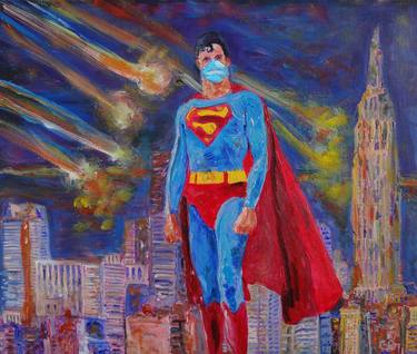 Original Fine Art Comics Paintings by Chris Rutledge