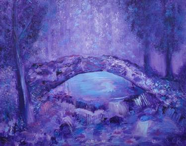 The Purple Night On The Bridge thumb