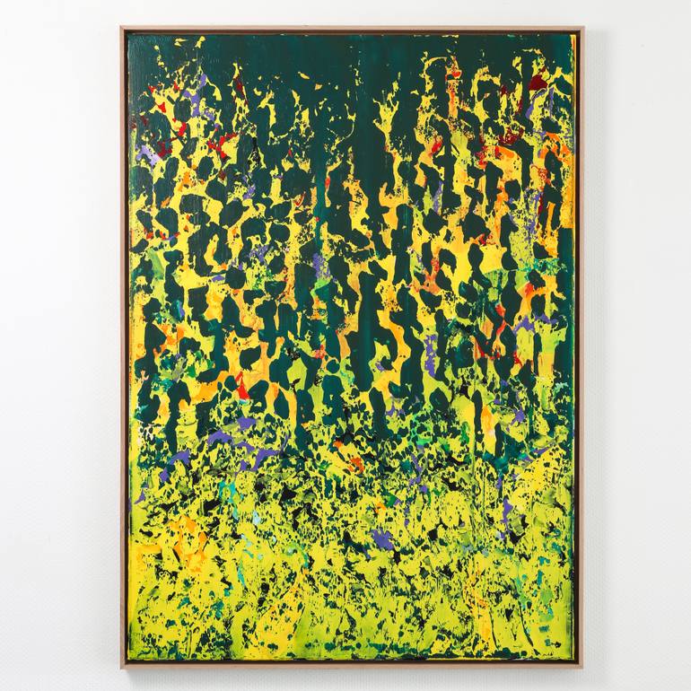 Original Abstract Expressionism Abstract Painting by Philipp Siebert