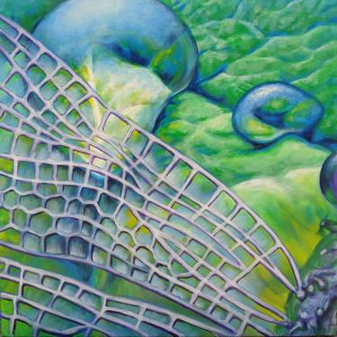 Original Fine Art Nature Painting by Jed Hu