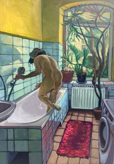 Original Impressionism Nude Paintings by Uy Nguyen