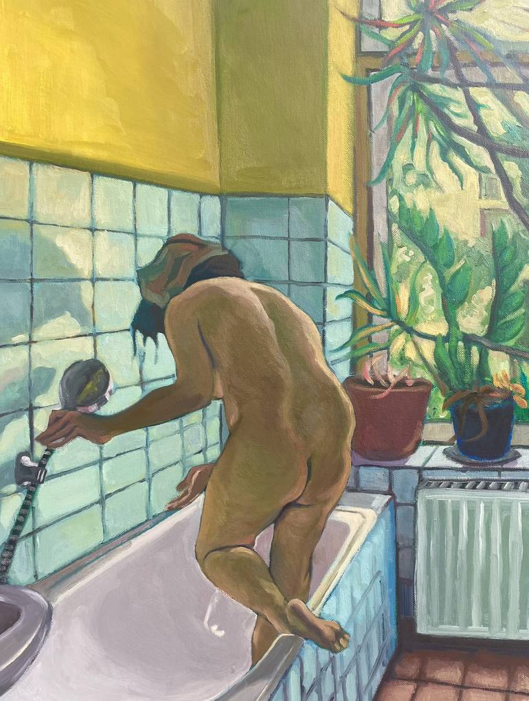 Original Nude Painting by Uy Nguyen