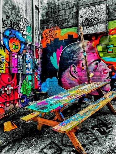 Print of Abstract Graffiti Photography by Jared Anders