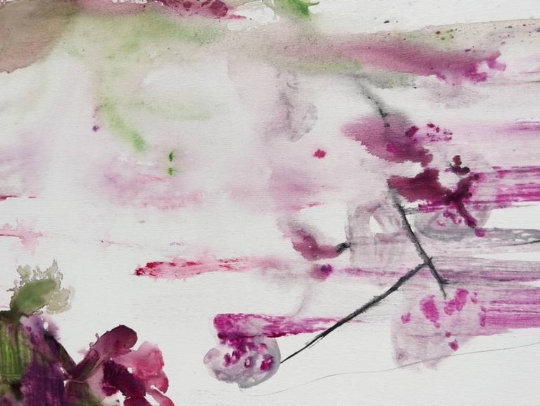Original Abstract Expressionism Abstract Painting by Rosi Roys