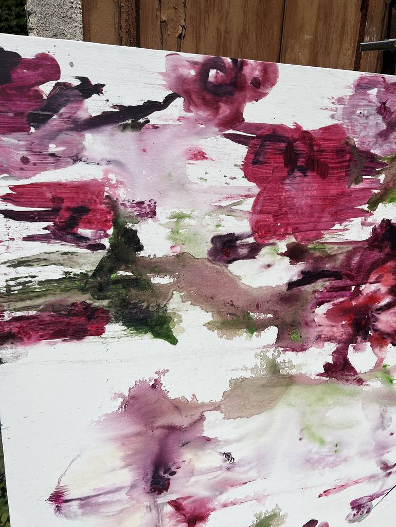 Original Abstract Painting by Rosi Roys