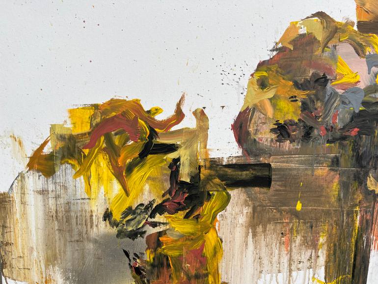 Original Abstract Expressionism Abstract Painting by Rosi Roys