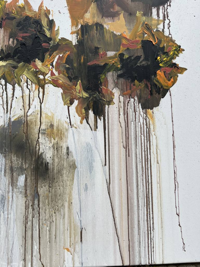 Original Abstract Expressionism Abstract Painting by Rosi Roys