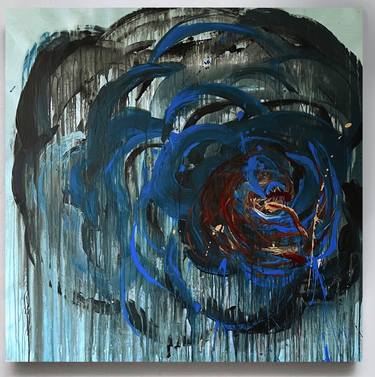 Original Abstract Expressionism Abstract Paintings by Rosi Roys