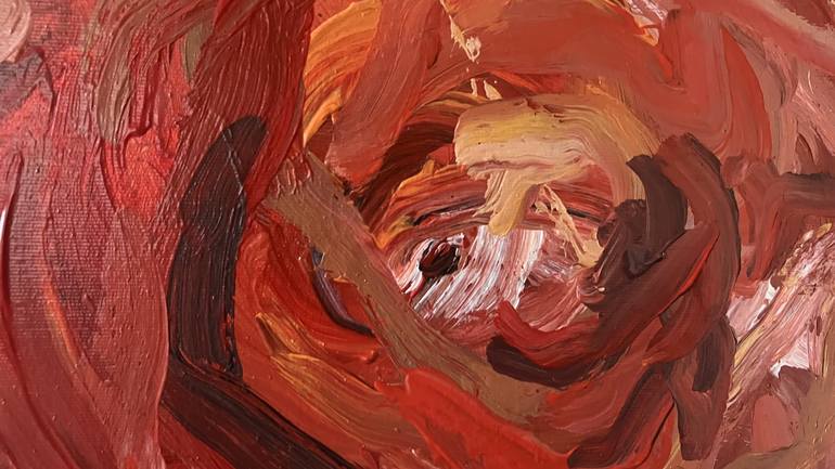 Original Abstract Expressionism Abstract Painting by Rosi Roys