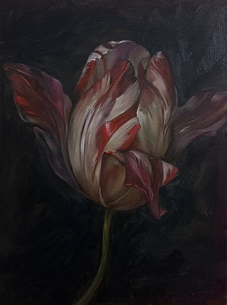 Print of Realism Floral Paintings by Rosi Roys