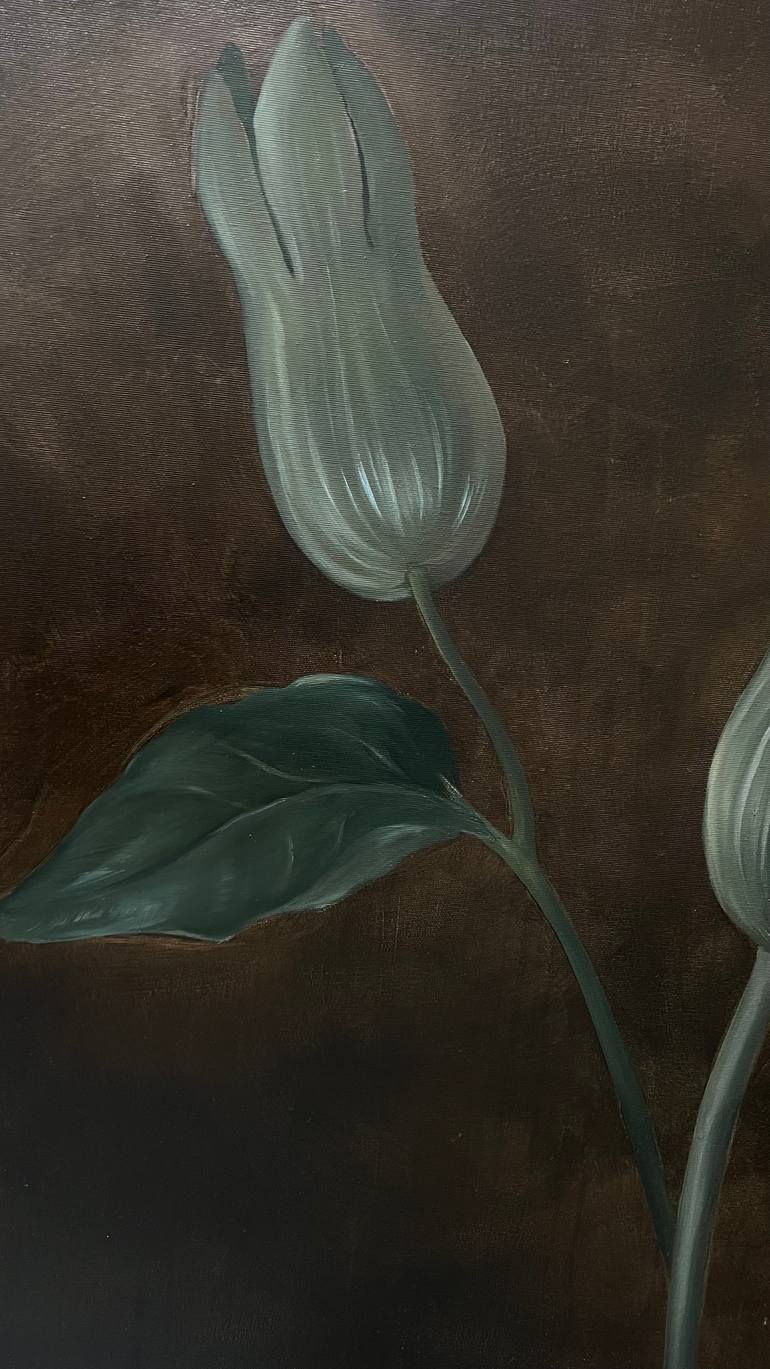 Original Realism Floral Painting by Rosi Roys