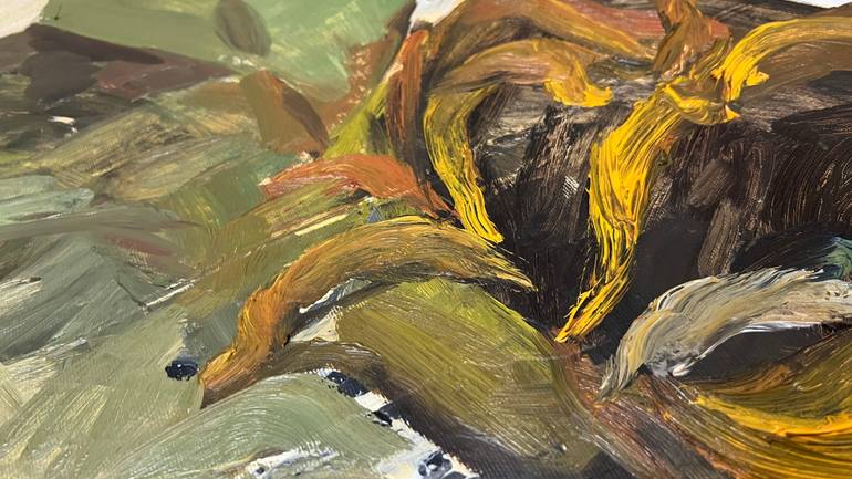 Original Expressionism Nature Painting by Rosi Roys