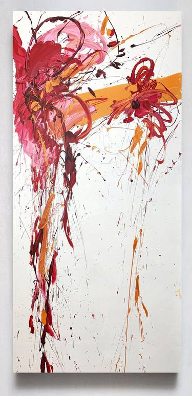 Original Abstract Expressionism Abstract Paintings by Rosi Roys