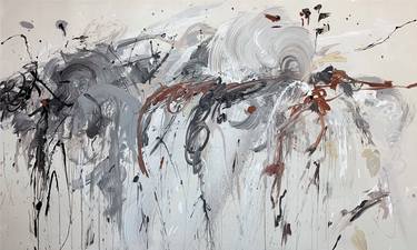 Original Abstract Expressionism Abstract Paintings by Rosi Roys