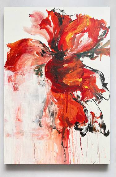 Original Abstract Expressionism Abstract Paintings by Rosi Roys