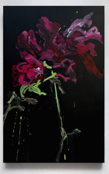 Print of Abstract Floral Paintings by Rosi Roys