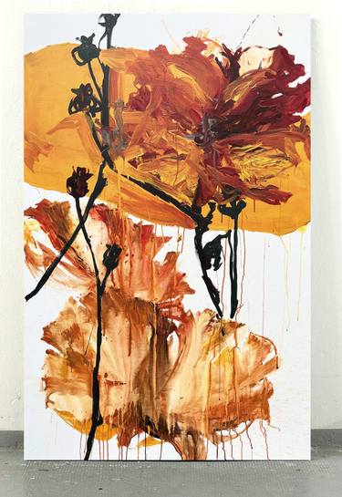 Print of Abstract Floral Paintings by Rosi Roys