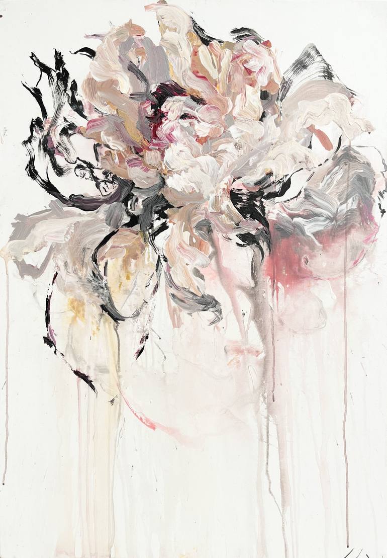 Original Floral Painting by Rosi Roys