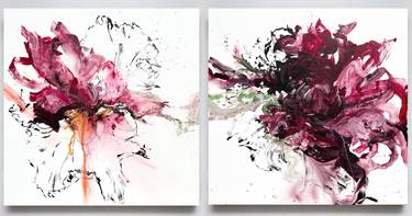 Original Abstract Expressionism Abstract Paintings by Rosi Roys