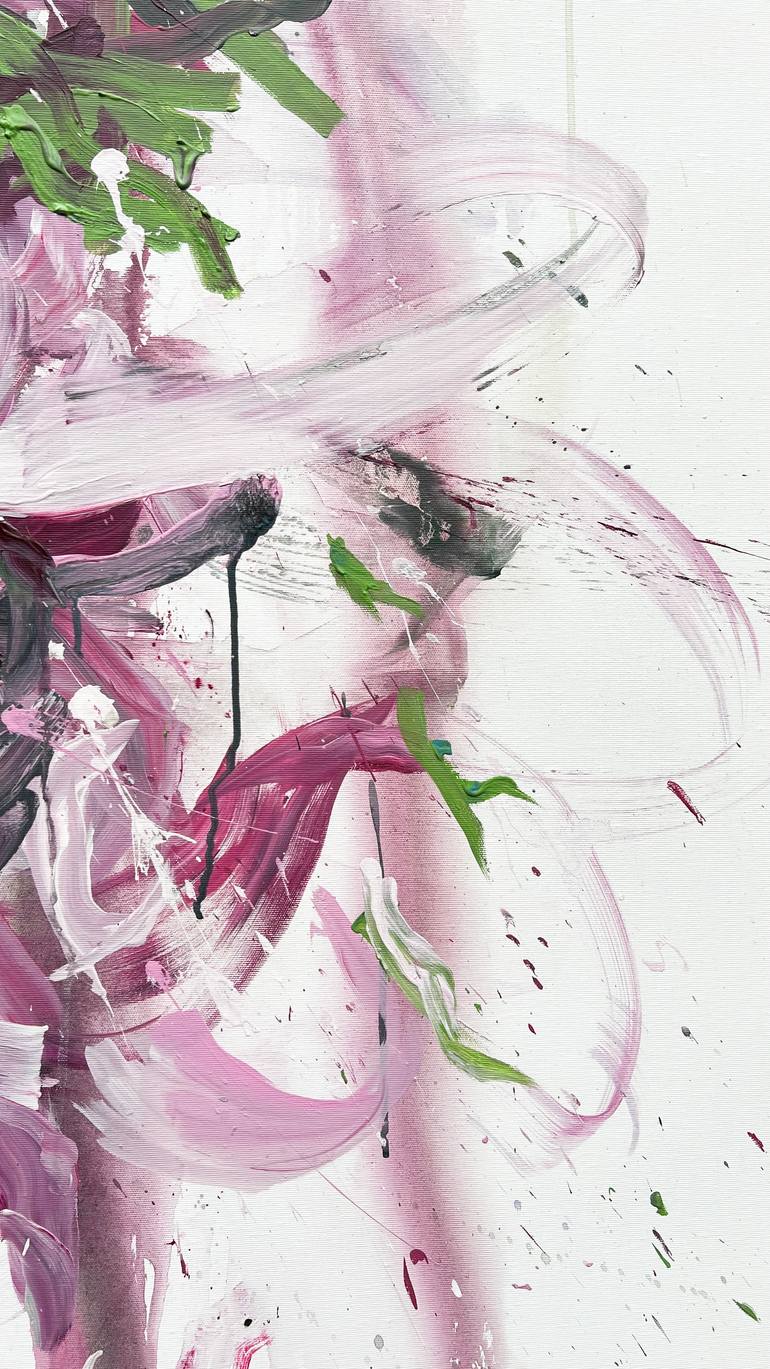 Original Abstract Expressionism Abstract Painting by Rosi Roys