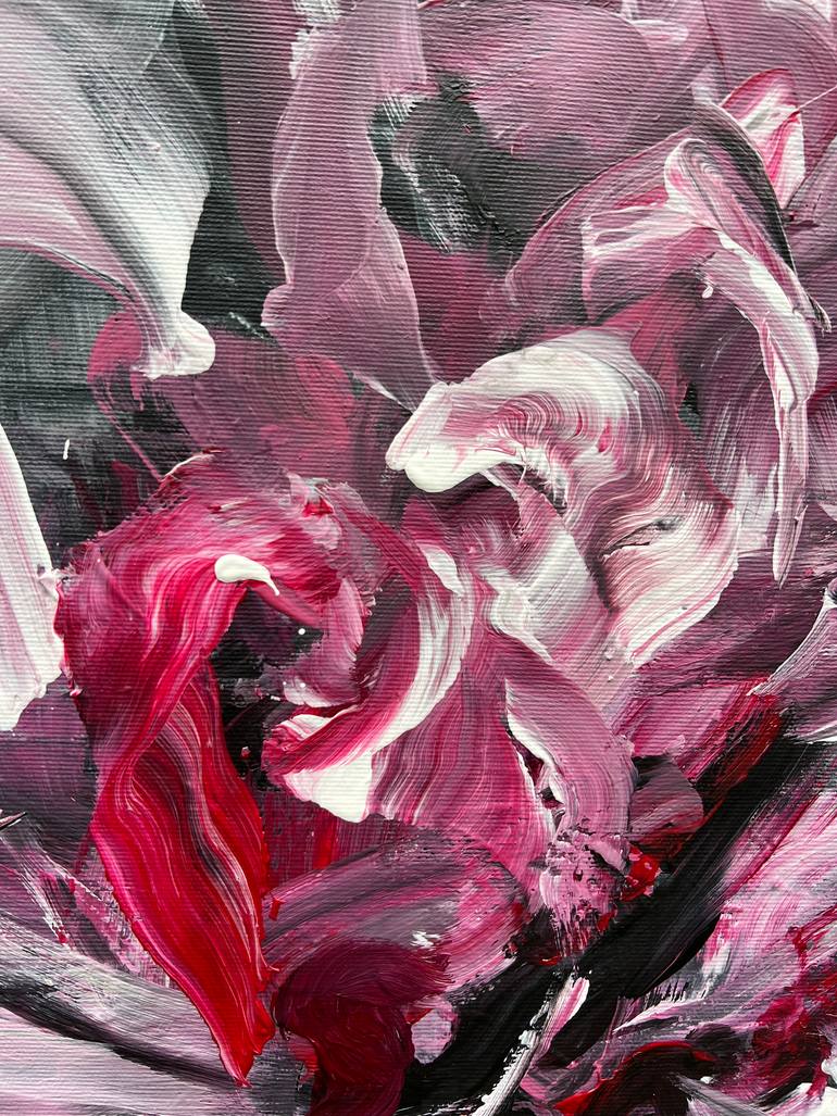 Original Abstract Expressionism Abstract Painting by Rosi Roys