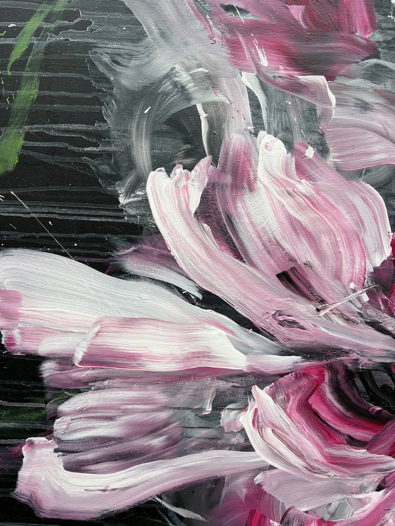 Original Abstract Expressionism Abstract Painting by Rosi Roys
