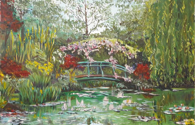 Claude Garden Painting Painting Inspired
