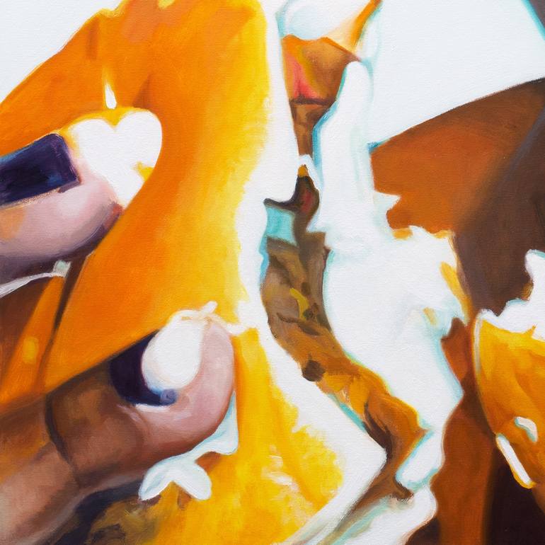 Original Figurative Food Painting by Abi Huxtable