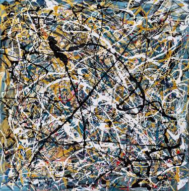 Original Abstract Expressionism Abstract Paintings by Le Scurv