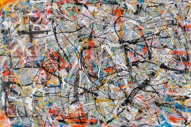 Original Abstract Expressionism Abstract Paintings by Le Scurv