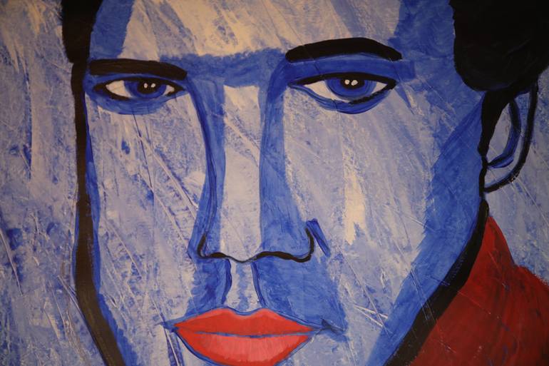 Original Portraiture Men Painting by Ingrid Edith Zobel