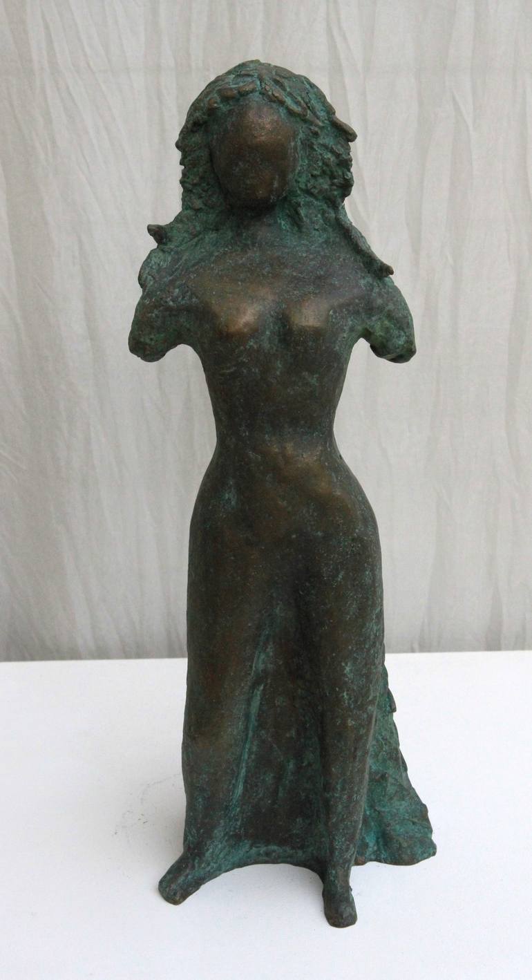 Original Abstract Nude Sculpture by Ingrid Edith Zobel