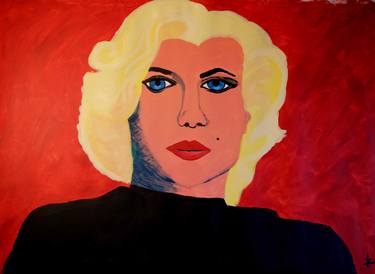 Original Pop Art Portrait Paintings by Ingrid Edith Zobel