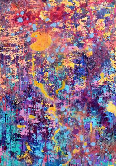 Original Abstract Expressionism Abstract Paintings by Laura Clay