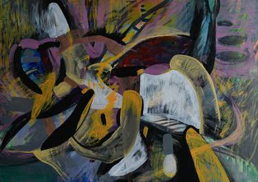 Print of Abstract Expressionism Abstract Paintings by Biljana Bilbiloska