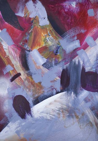 Original Abstract Expressionism Abstract Paintings by Biljana Bilbiloska