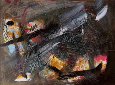 Original Abstract Expressionism Abstract Painting by Biljana Bilbiloska