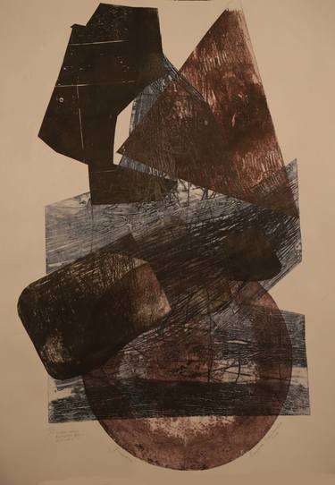 Print of Abstract Expressionism Abstract Printmaking by Biljana Bilbiloska