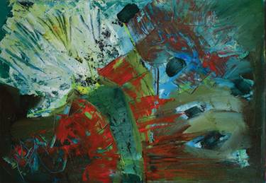 Original Abstract Expressionism Abstract Paintings by Biljana Bilbiloska