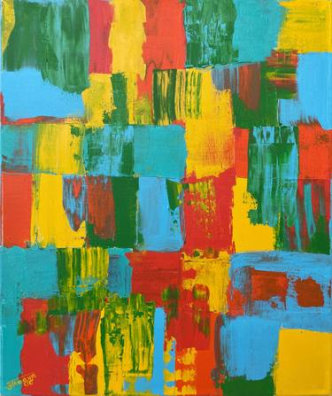 Original Abstract Expressionism Abstract Paintings by Varun Rao